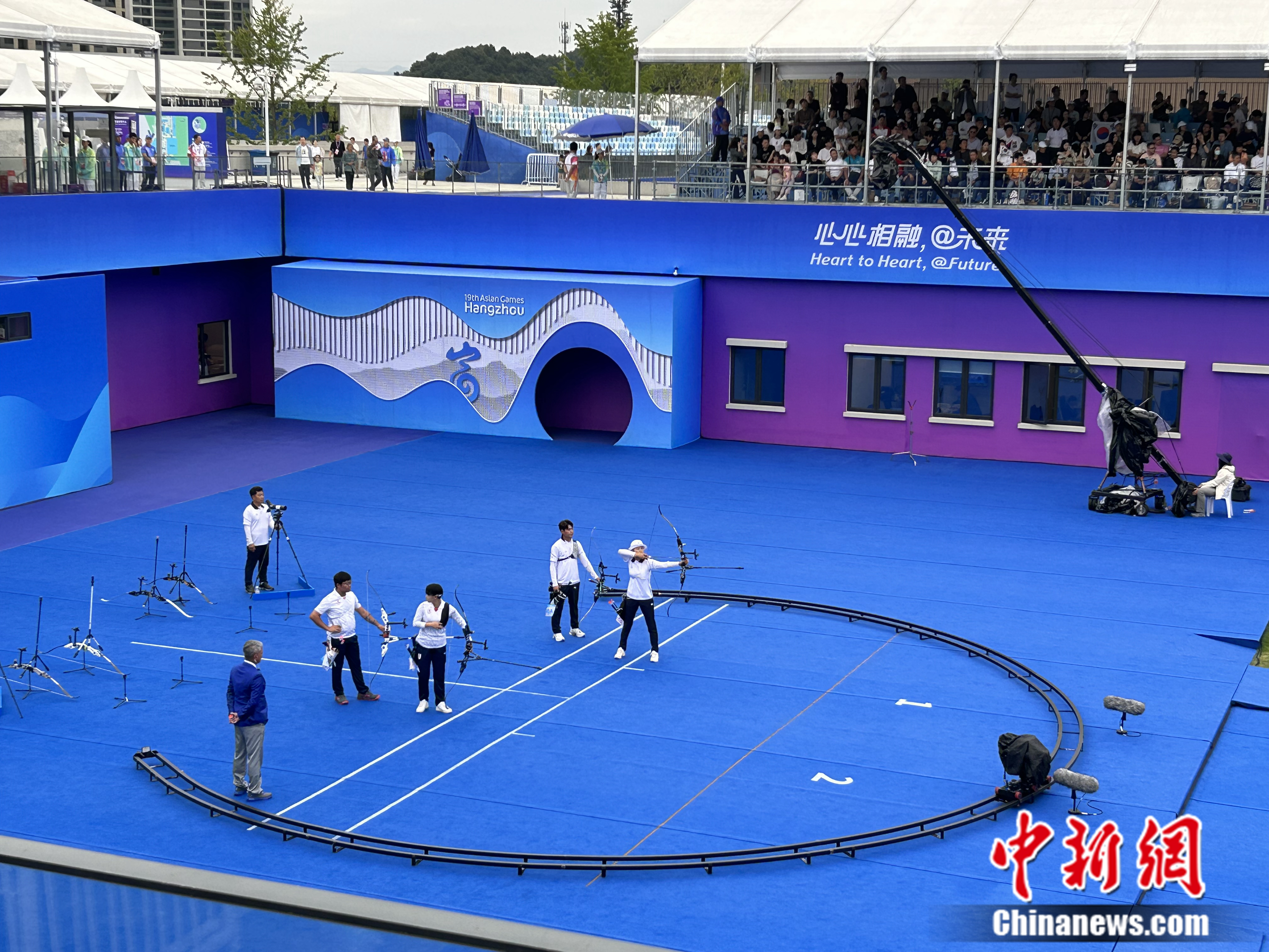 杭州亚运会射箭项目前两枚金牌揭晓：伊朗夺复
