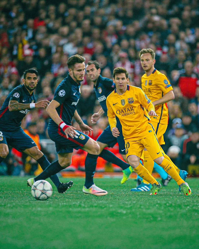 格列兹曼双响助马竞2-1力克卫冕冠军闯入欧冠半